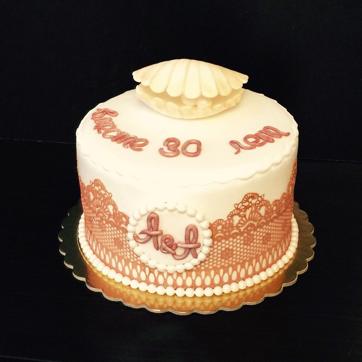 Торт на янтарную свадьбу 34